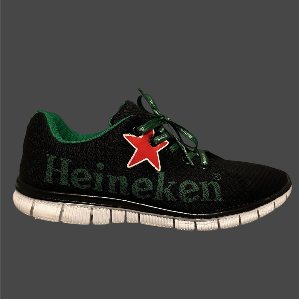 HEINEKEN BRAND RUNNING SHOES MENS SIZE 13 RARE PROMO ITEM